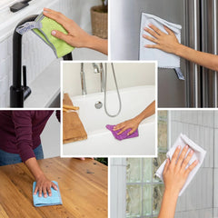Bona Value Pack Reusable Microfiber Cleaning Cloth - 4ct