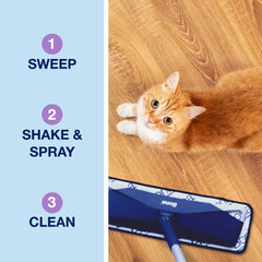 Bona Pet System Unscented Multi-Surface Floor Cleaner Spray - 22 fl oz: Ammonia-Free, Phosphate-Free, Paraben-Free