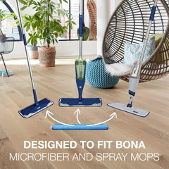 Bona Cleaning Products Multi Surface Microfiber Cleaning & Mopping Pad Reusable Mop Refills