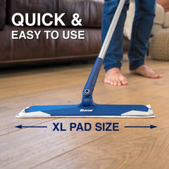 Bona Lavender Cleaning Products Mop Refill Wood Surface Wet Mopping Cloths - 12ct: Ammonia-Free, Paraben-Free, Sodium Lauryl Sulfate-Free