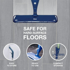 Bona Floor Mop Starter Kit - 1 Spray Mop, 1 Reusable Microfiber Pad, 1 Refillable Multi Surface Floor Cleaner Liquid
